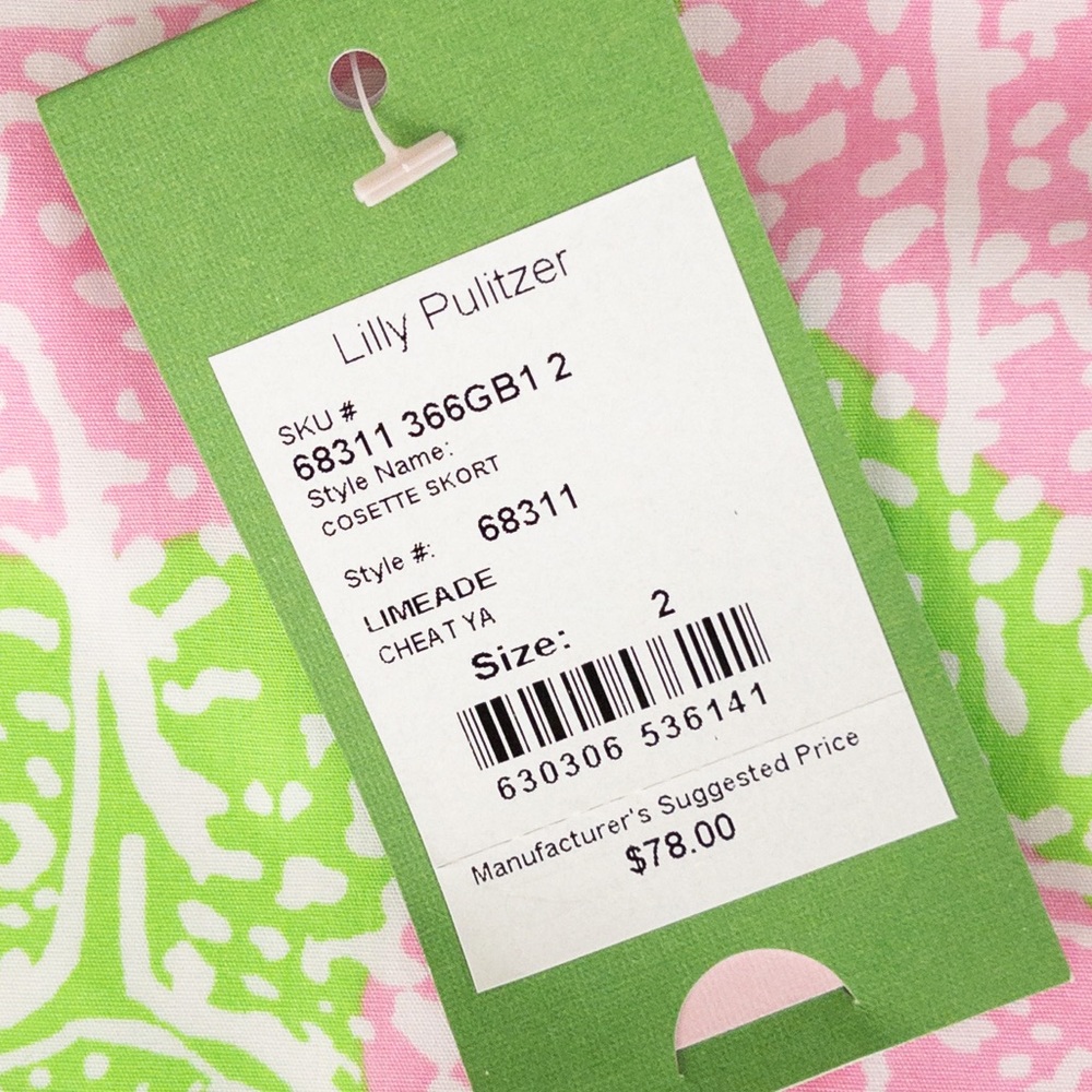 Lilly Pulitzer • Cosette Skort / Limeade - Picture 7 of 8